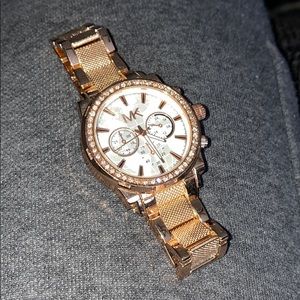 Rose gold Michael Kors watch